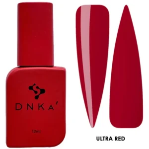 COLOR GEL POLISH NEW FORMULA "DNKa", 12 ml ULTRA RED